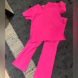Dickies Hot Pink Scrub Set